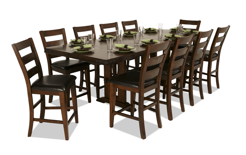 Enormous 11 Piece Counter Set Bob S Furniture Enormous 11 Piece Counter Set