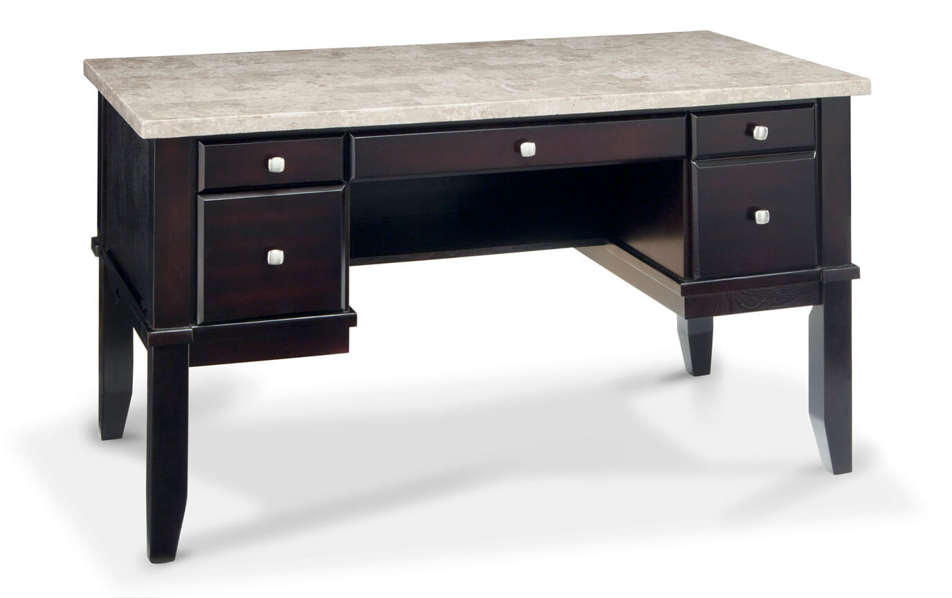 Montibello Pearl Marble Desk Bobs Gallery Slider Image 1