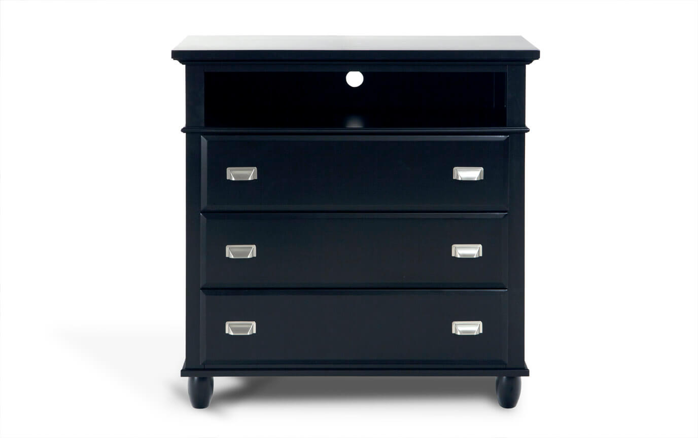Spencer Black Tv Chest Bobs Gallery Slider Image 1