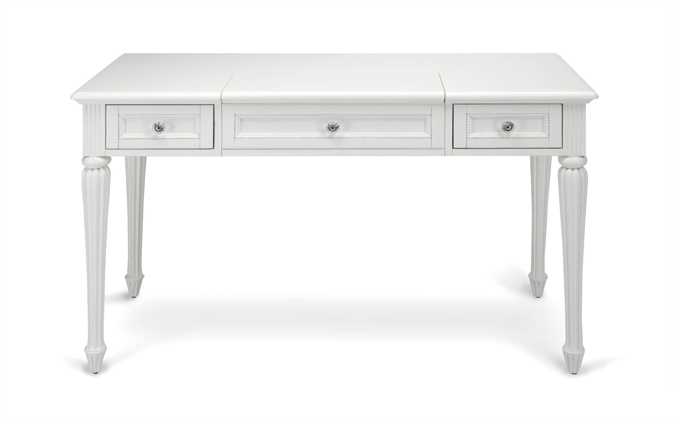 girls white vanity table