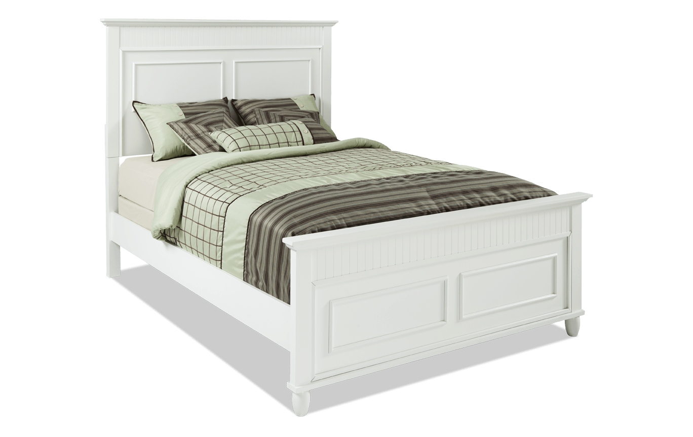 Spencer Queen White Bed