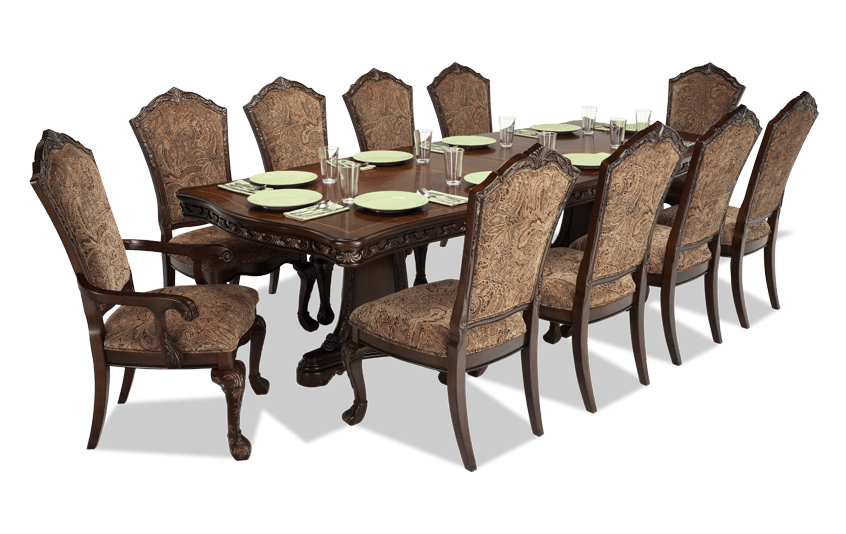 Majestic 11 Piece Dining Set Bob S Furniture Majestic 11 Piece Dining Set