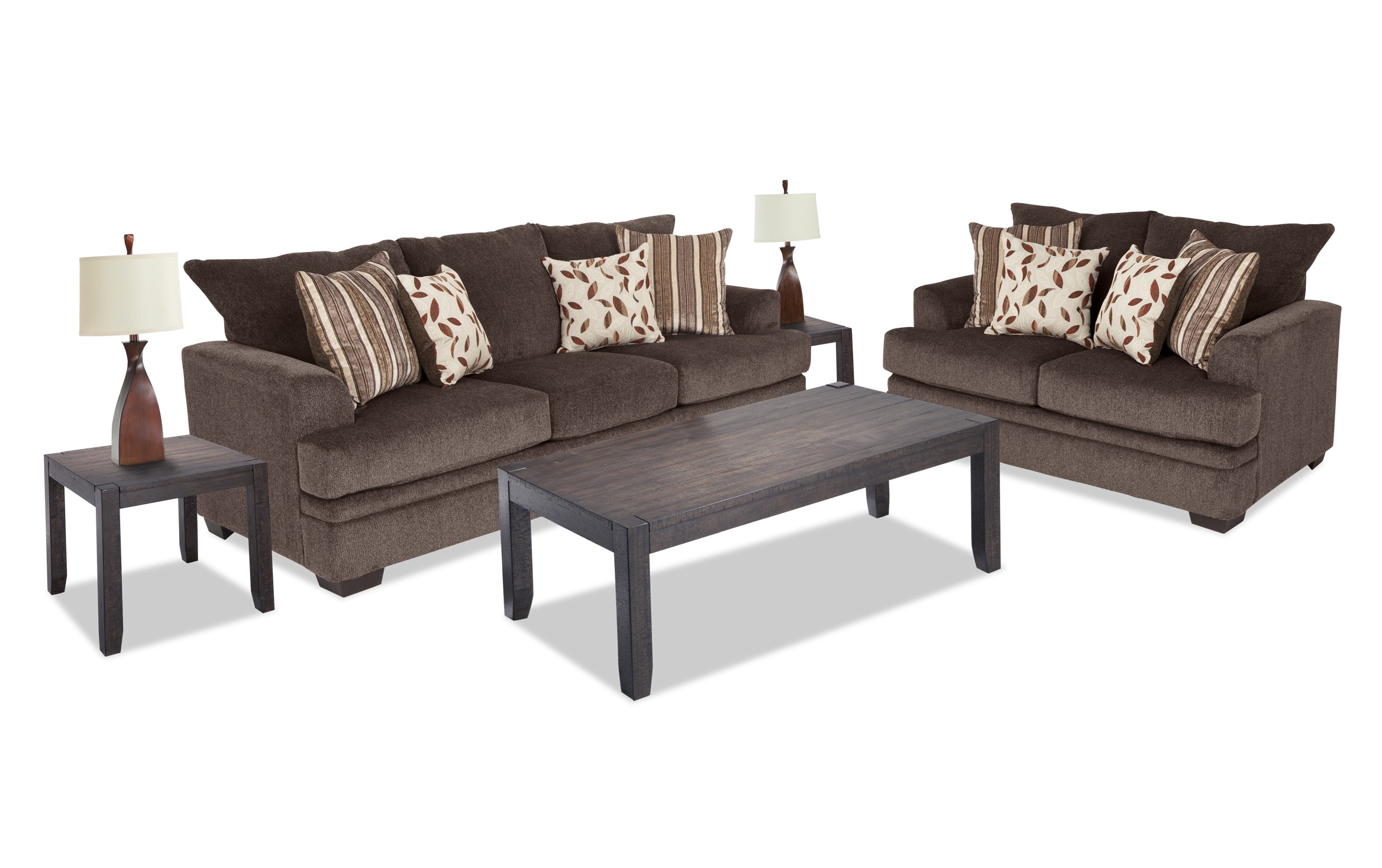 Bob's Furniture 3 Piece Living Room Set