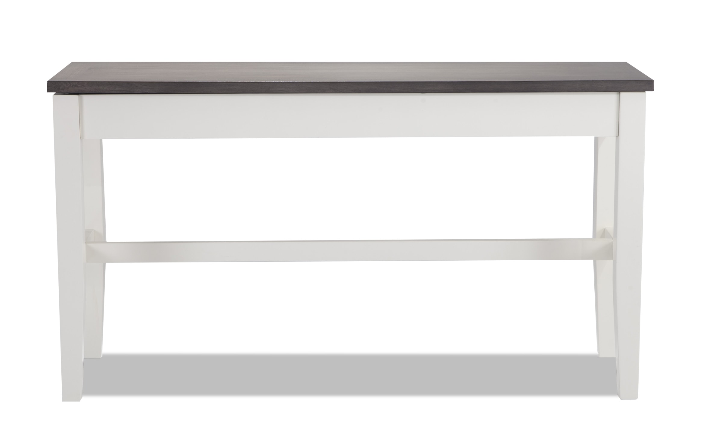Blake Gray & White Counter Storage Bench