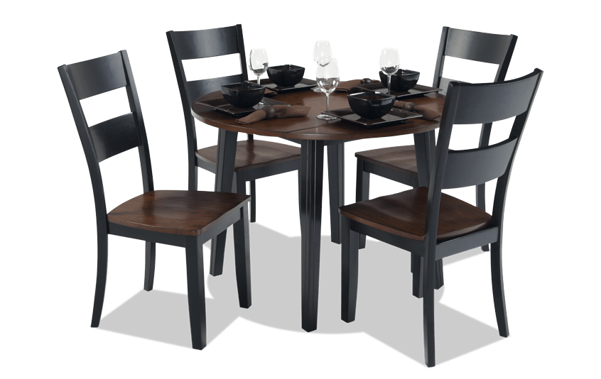 Blake 5 Piece Drop Leaf Set Bob S Furniture