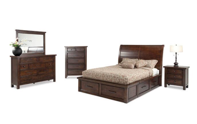 hudson bedroom set | bob's discount furniture