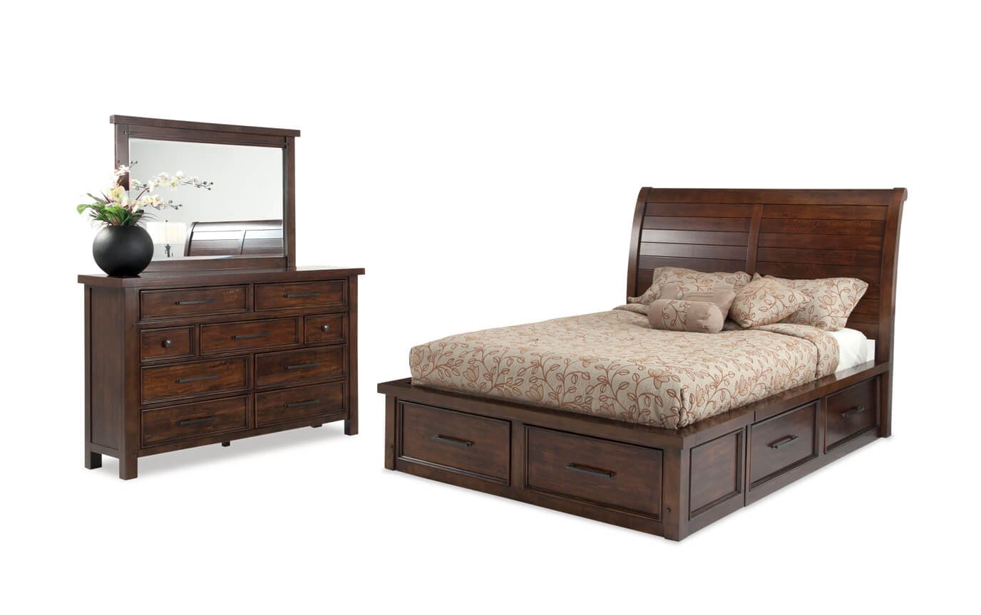 bob's discount furniture full size bedroom set