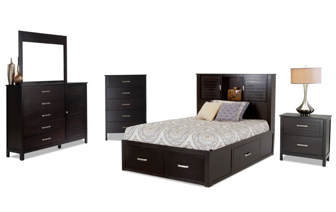 dalton storage bedroom | bob's discount furniture