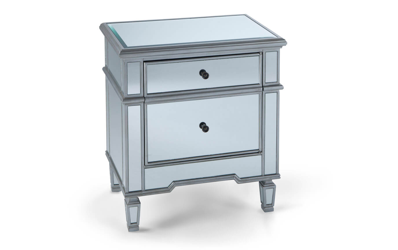 Mirrored Side Table Bob S Furniture Mirrored Side Table