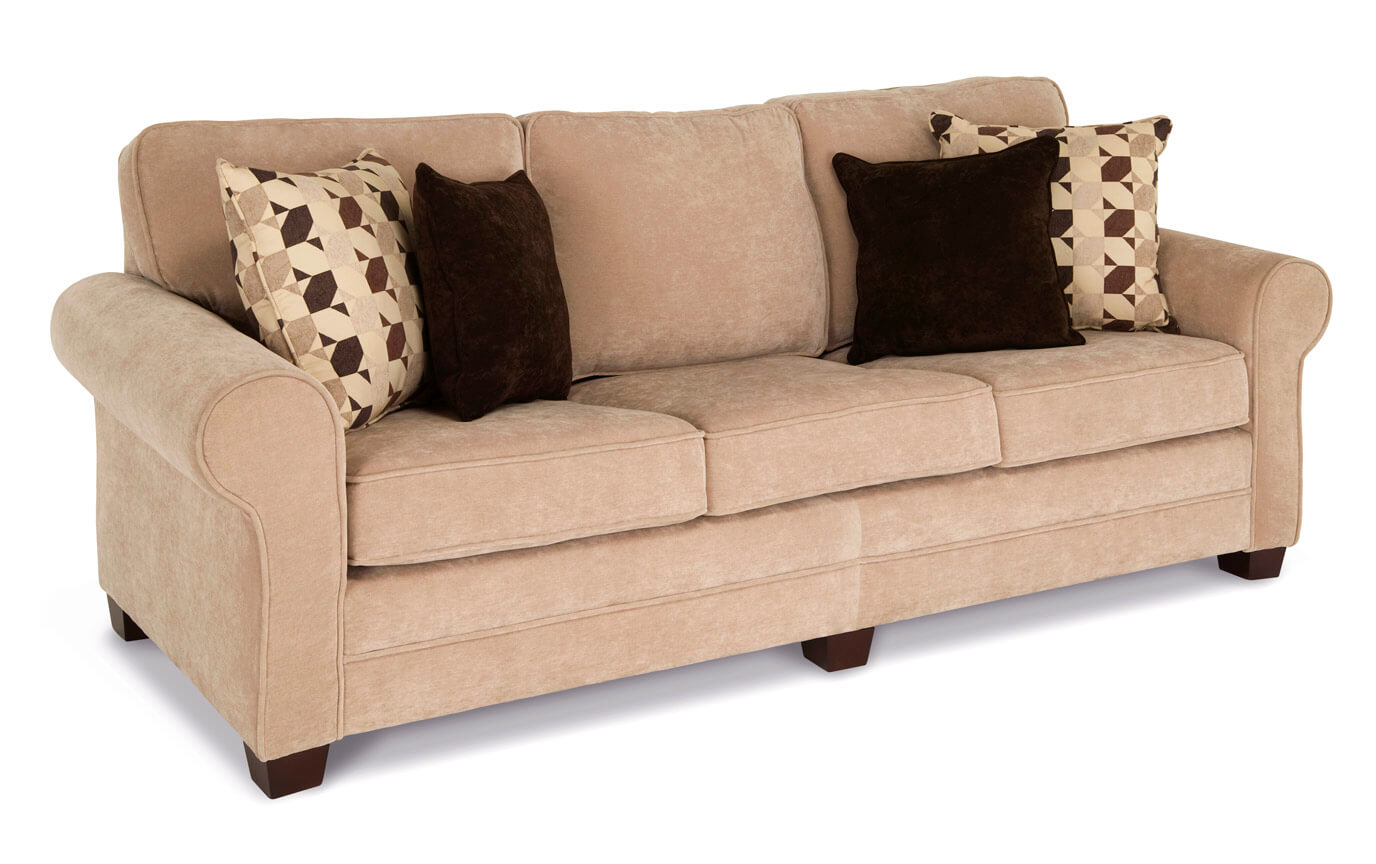 Maggie Ii Tan 90 Sofa Outlet Bob S Furniture Gallery Slider Image 2
