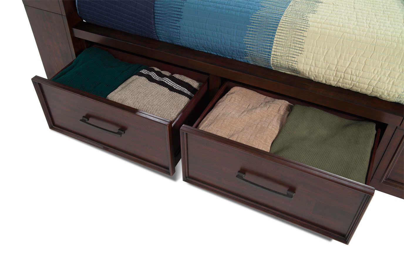 Hudson Youth Storage Bookcase Bed