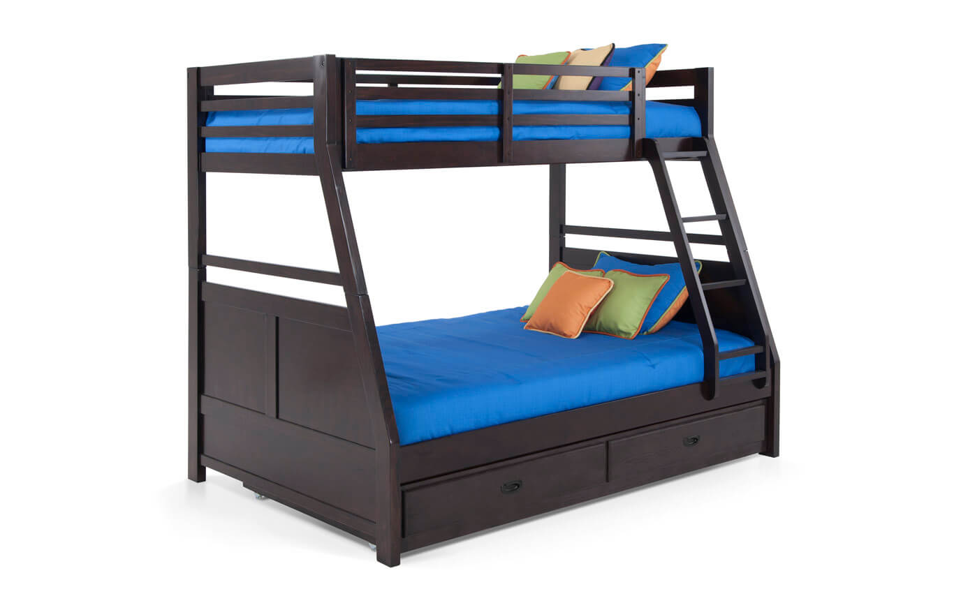 Chadwick Twin Full Bunk Bed With Trundle Bobs Com Gallery Slider Image 2