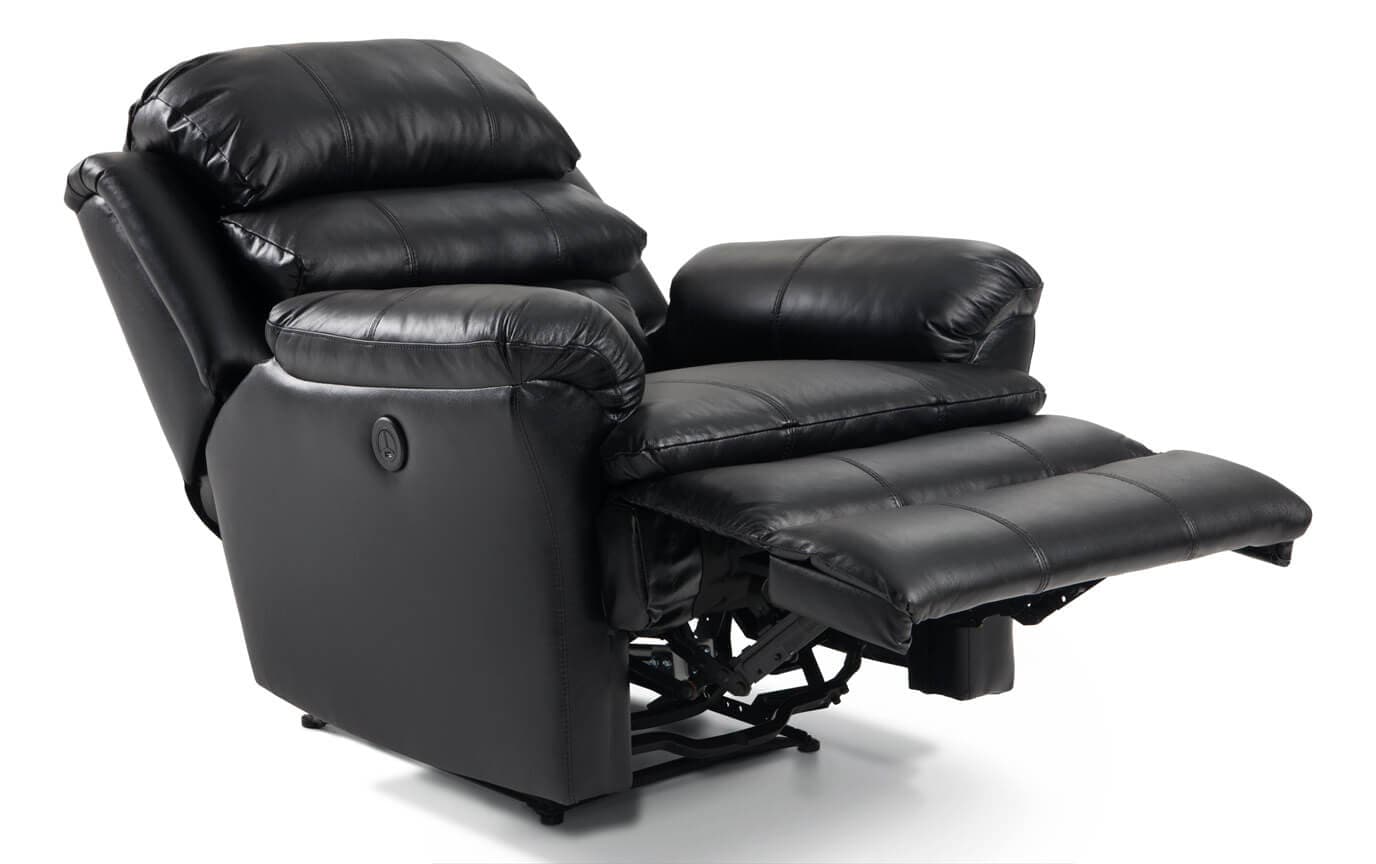 Leather Bob-O-Pedic Power Recliner | Bobs.com