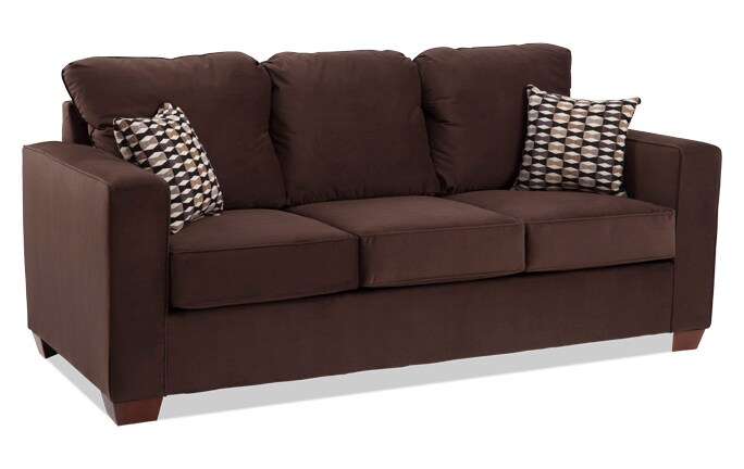 Everyday Low Price Clearance Furniture Outlet Bob S Aubree Chocolate Sofa