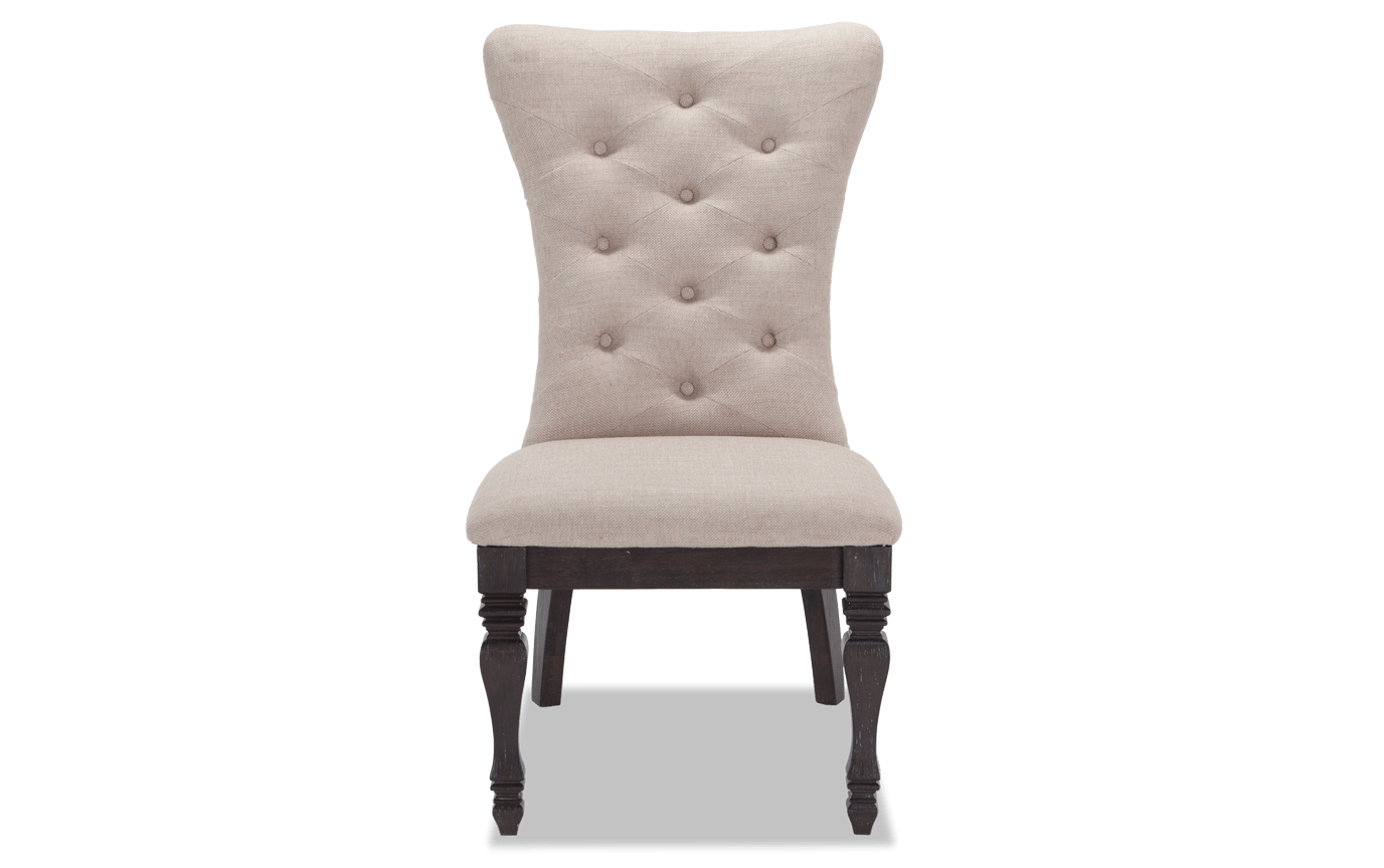 Riverdale Oak Upholstered Side Dining Chair Bobs Com