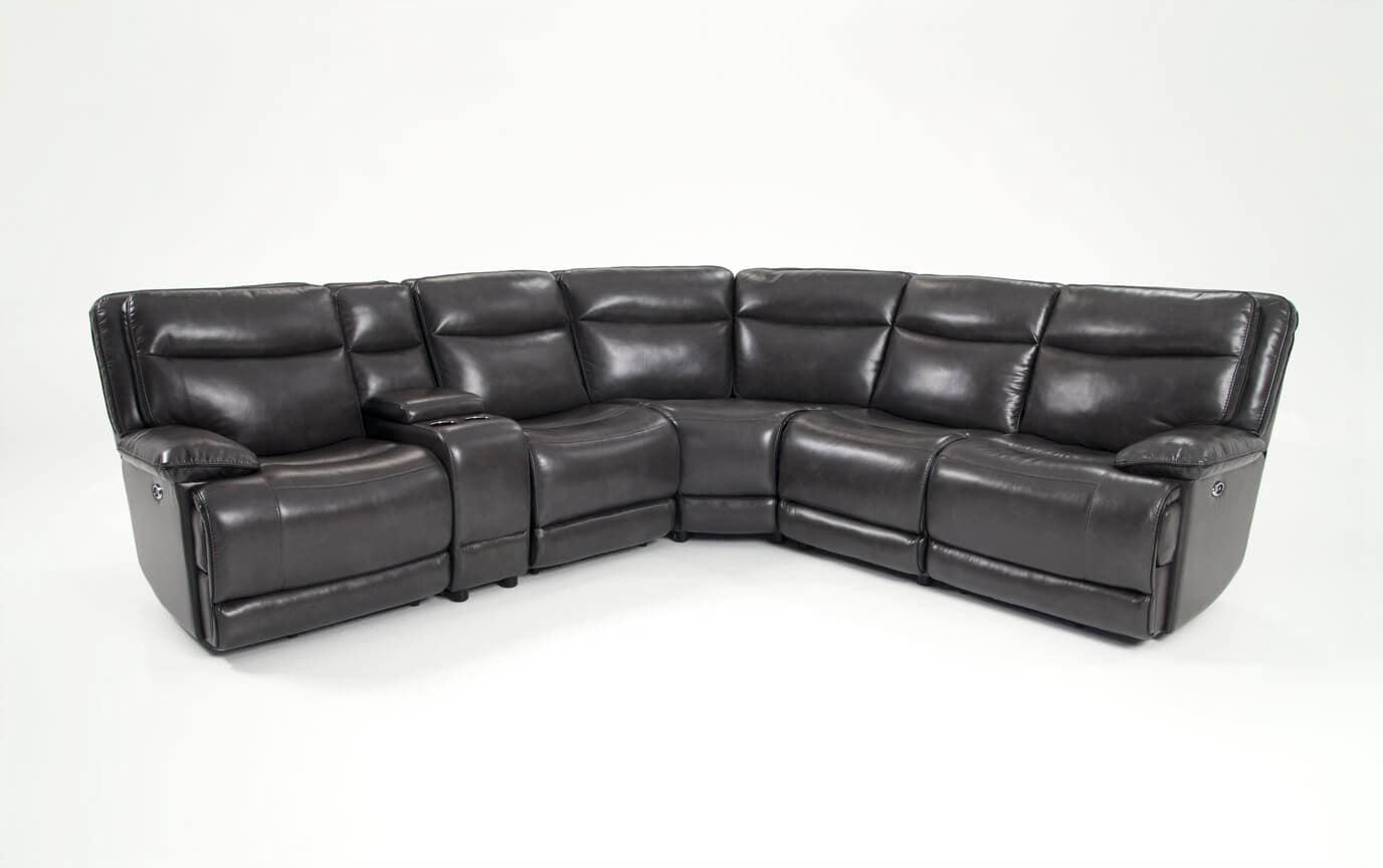 Supernova Reclining 6 Piece Sectional Bob S Furniture Gallery Slider Image 1
