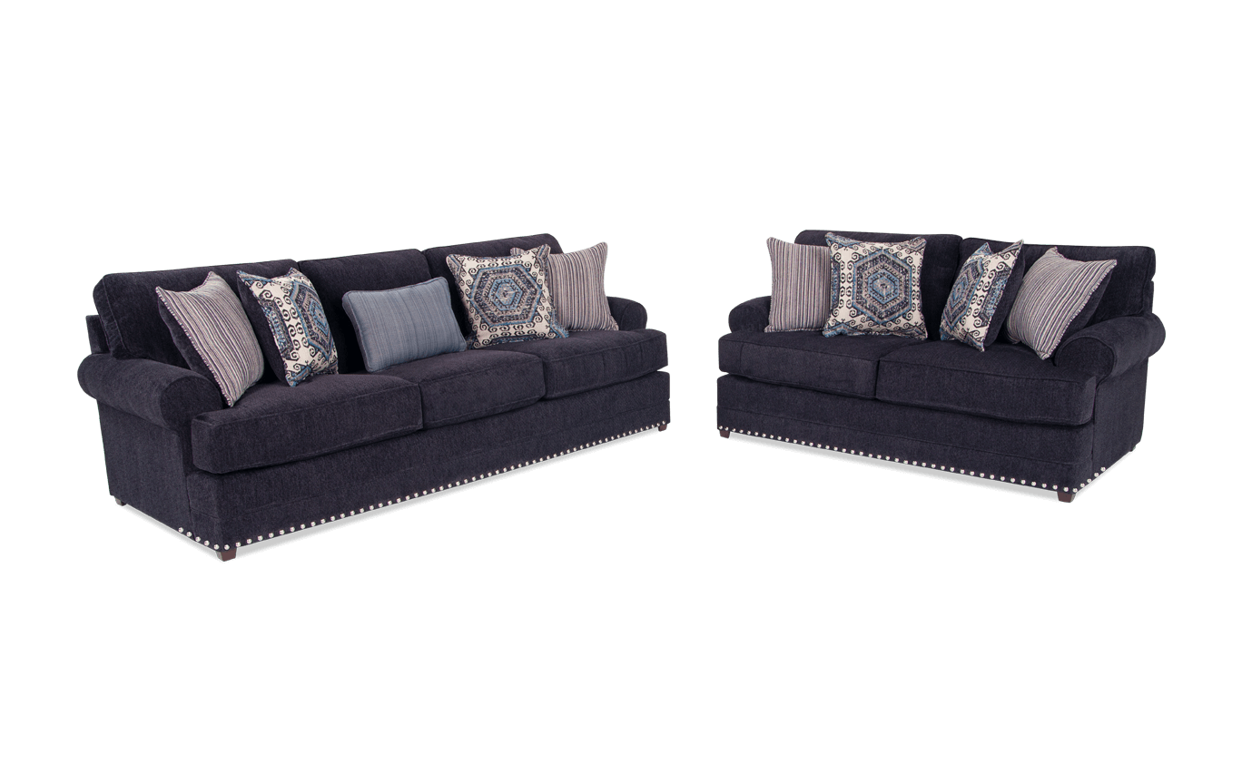 Sofa And Loveseat Set Bobs | Baci Living Room