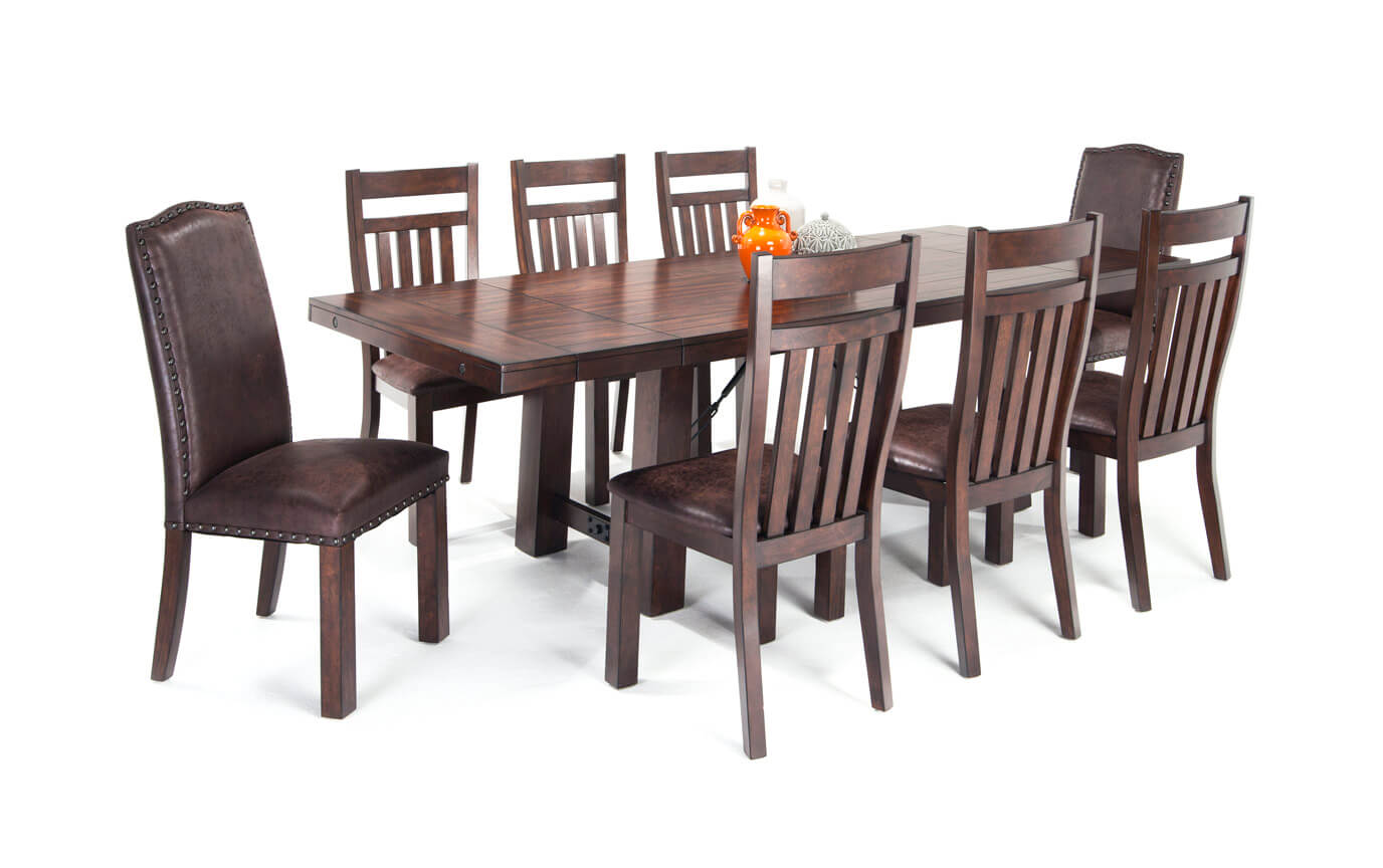 Mesa 9 Piece Dining Set Bob S Furniture Mesa 9 Piece Dining Set