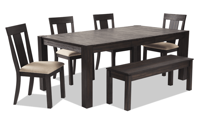 Summit 42 X 78 6 Piece Dining Set With Storage Bench Summit 42 X 78 6 Piece Dining Set With Storage Bench