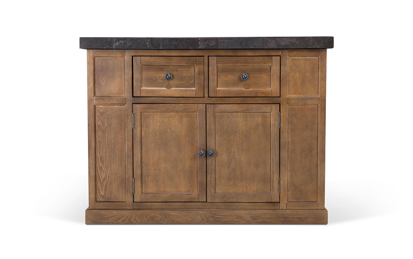 Montibello Marble Top Kitchen Island Bobs Gallery Slider Image 1