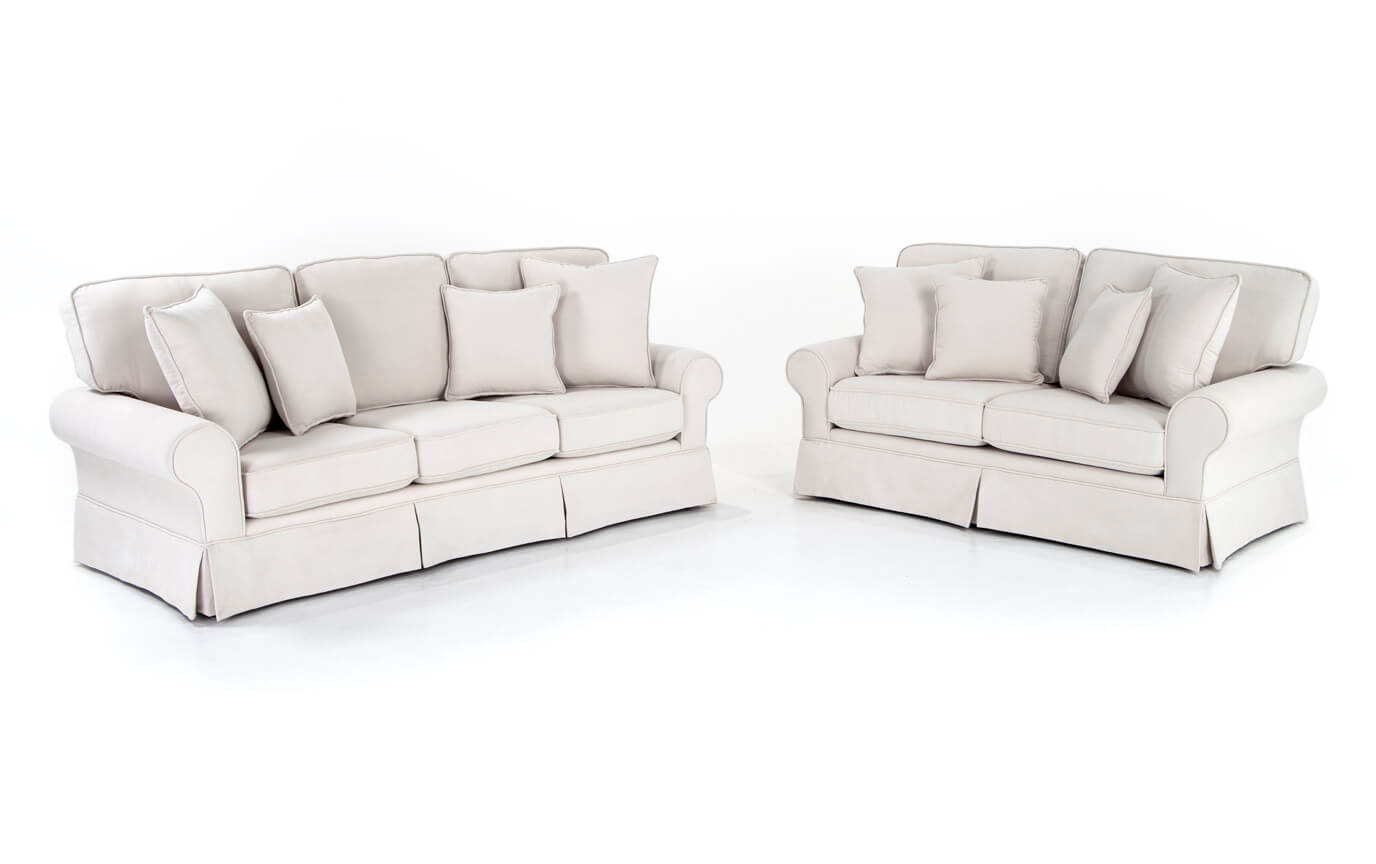 Katie 90 Sofa Loveseat Bob S Furniture Gallery Slider Image 1
