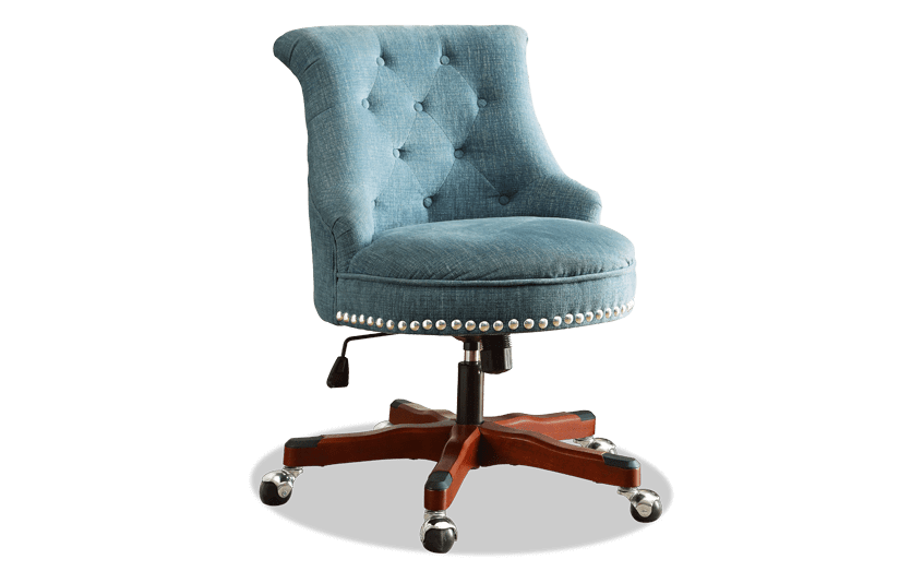 Sabrina Aqua Office Chair Bob S Furniture Sabrina Aqua Office Chair