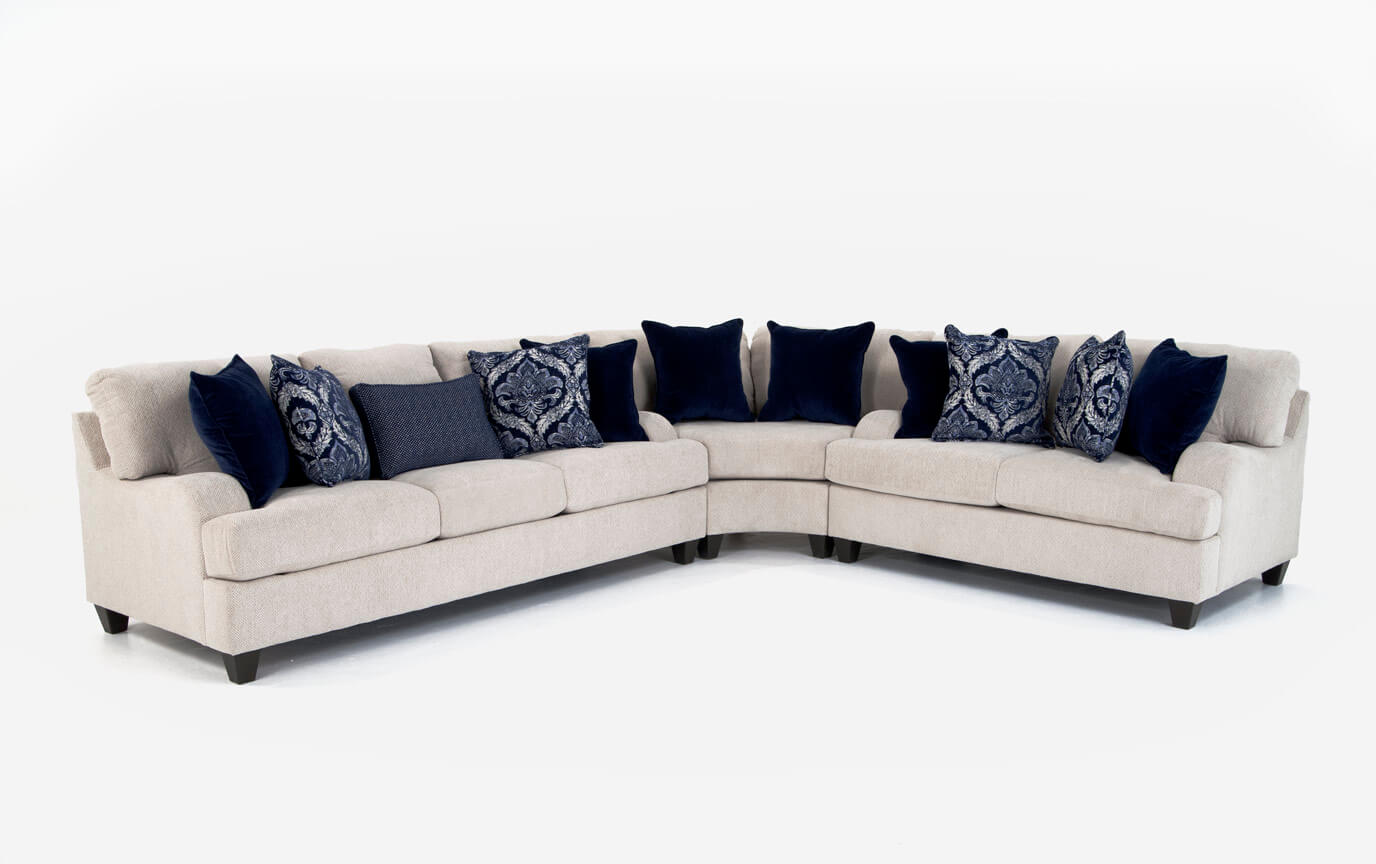Hamptons Sectional Bob S Furniture Gallery Slider Image 1
