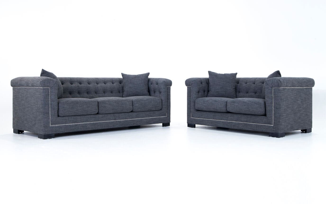 Melrose Sofa Loveseat Bob S Furniture Gallery Slider Image 2