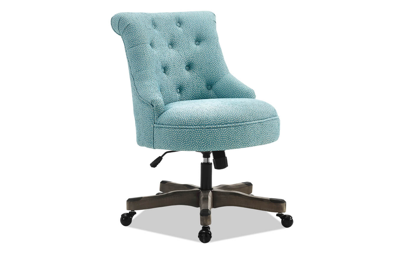 Ophelia Blue Office Chair Bob S Furniture Ophelia Blue Office Chair