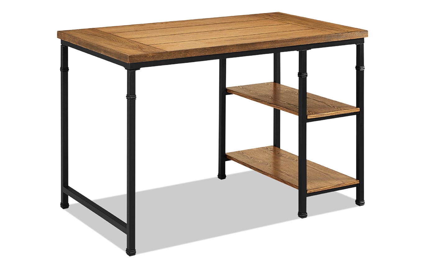 Charlotte Two Shelf Desk | Bobs.com