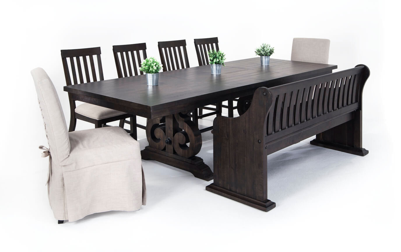 Sanctuary 8 Piece Dining Set Bob S Furniture Sanctuary 8 Piece Dining Set