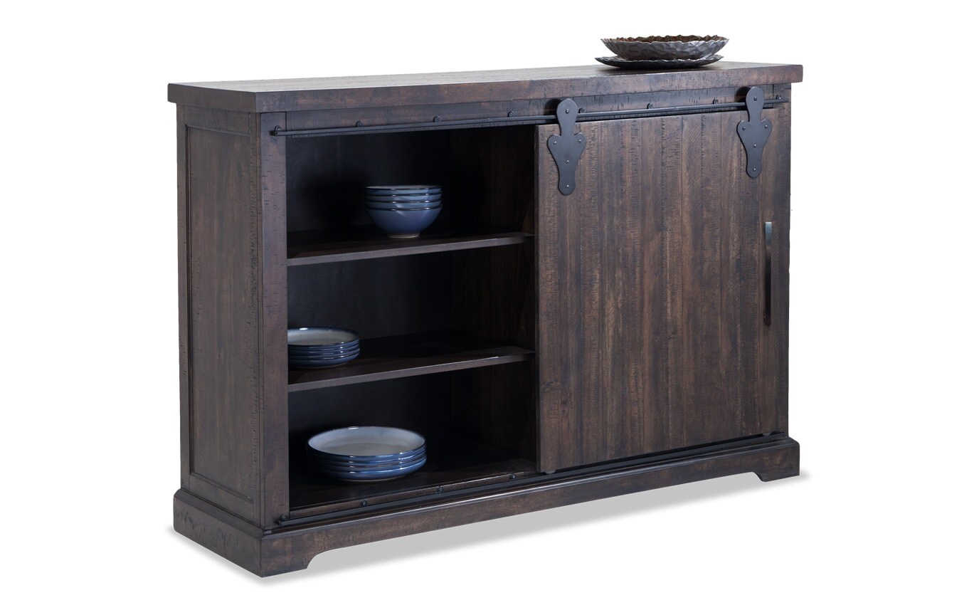 Sanctuary 8 Piece Dining Set with Slat Chairs & Server