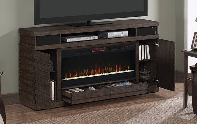 Bobs Furniture Electric Fireplace online information