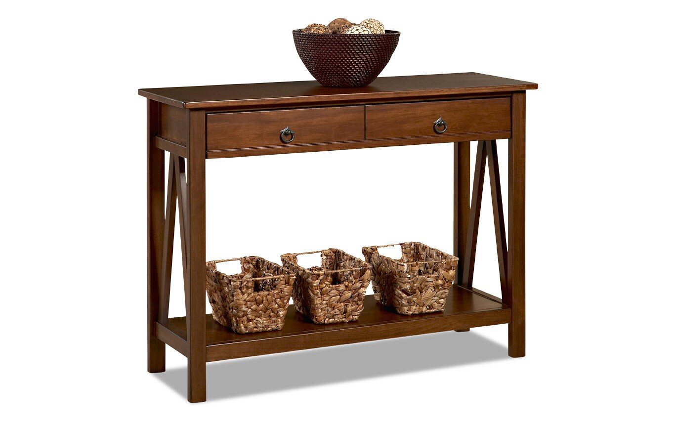 Apollo Console Table Bob S Furniture Gallery Slider Image 1
