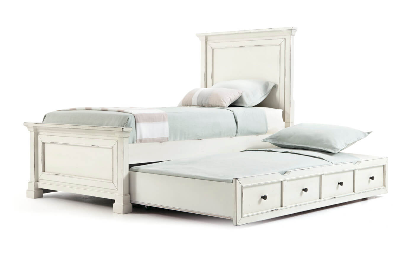 Julia Youth Panel Bed With Trundle Bob S Furniture Julia Youth Panel Bed With Trundle