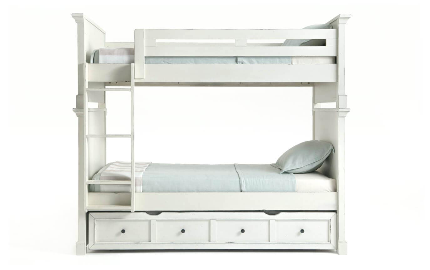 Julia Youth Bunk Bed Set With Trundle Bob S Furniture Julia Youth Bunk Bed Set With Trundle