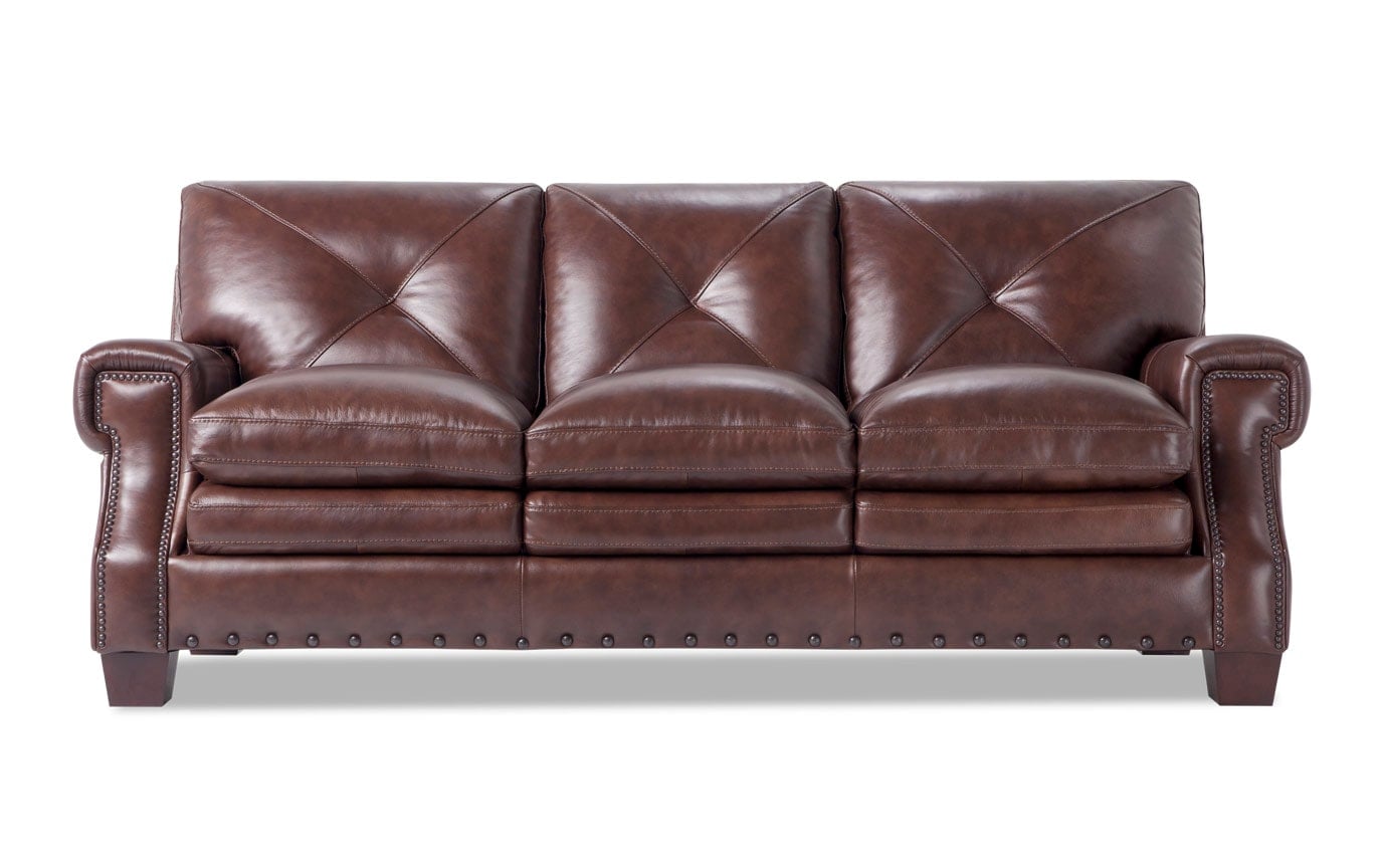 Kennedy Leather Sofa Bob S Furniture Kennedy Leather Sofa