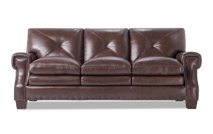 Sofas Couches Bobs Kennedy Leather Sofa