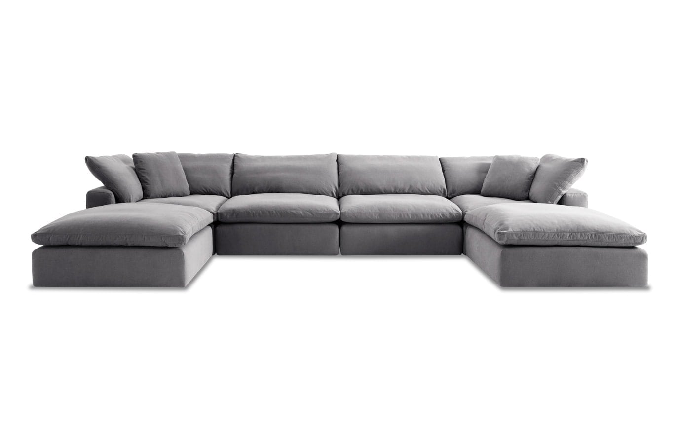 Dream Gray Modular 6 Piece Sectional | Bobs.com