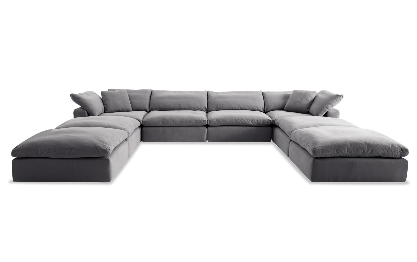 Dream Gray Modular 8 Piece Sectional