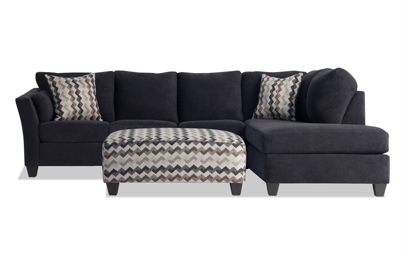 Virgo 3 Piece Left Arm Facing Sectional Bob S Furniture Gallery Slider Image 1