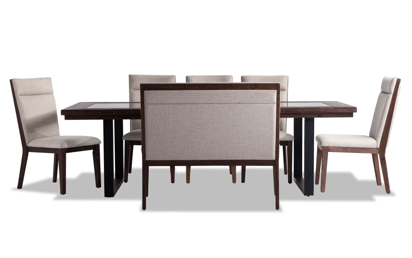 7 piece dining set with bench contemporary gallery slider image catalina piece dining set with bench bobs discount furniture 7 piece dining set with bench contemporary gallery slider image catalina piece dining set with bench bobs discount furniture