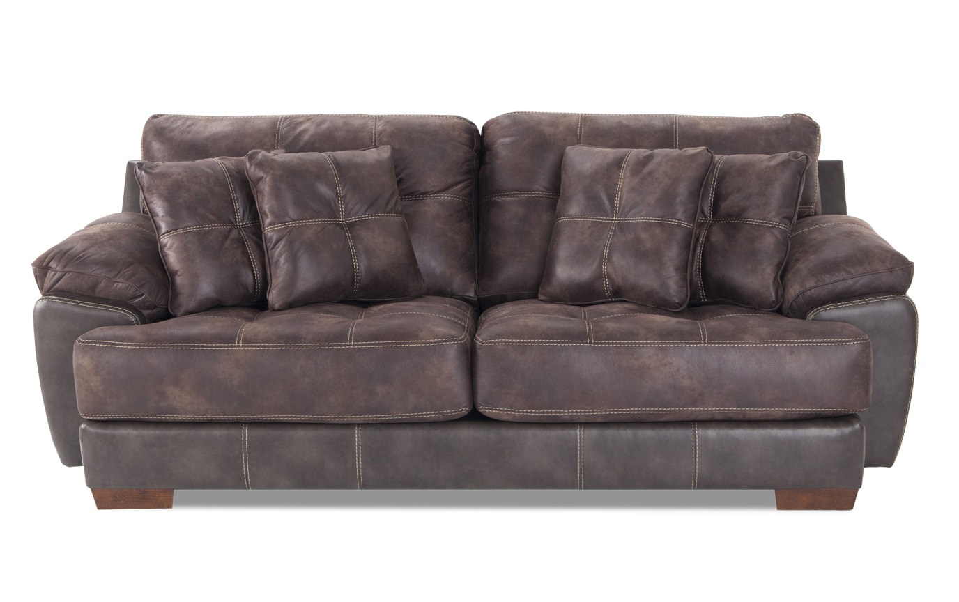 Bobs Furniture Leather Sofa Home Decor 88
