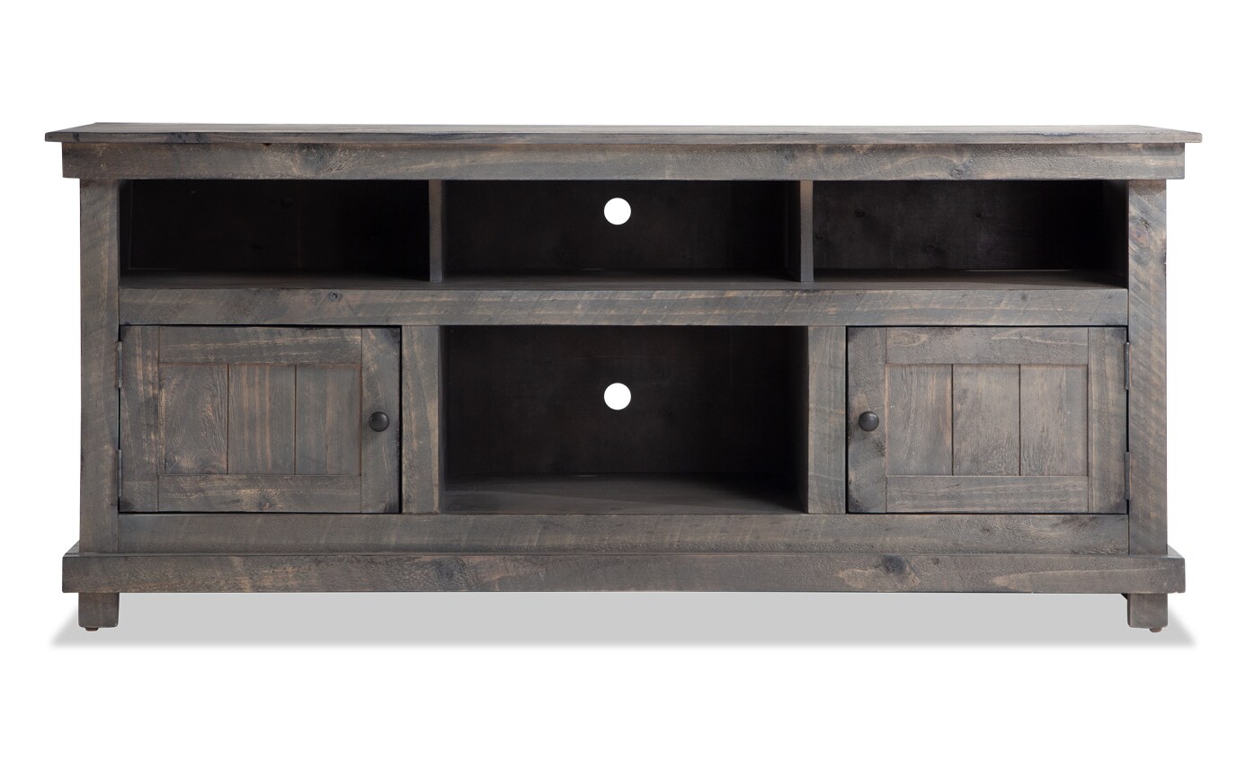 Kona Weathered Gray Tv Console Bobs Com Gallery Slider Image 1