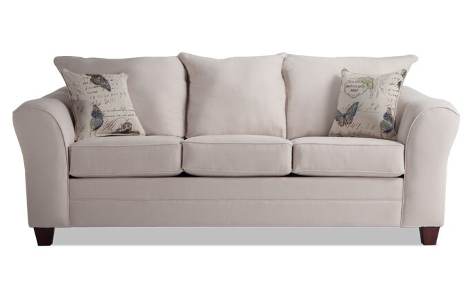 Everyday Low Price Clearance Furniture Outlet Bob S Adrina Cream Erfly Sofa