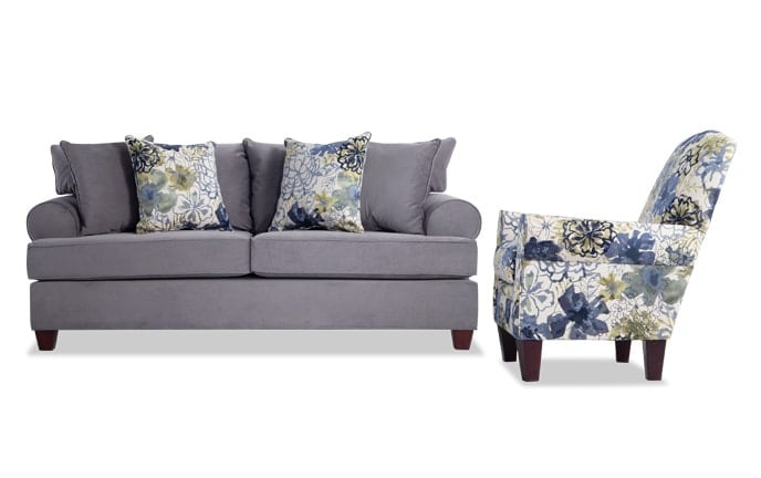 Black Friday Bob S Furniture Monica Sofa Accent Chair