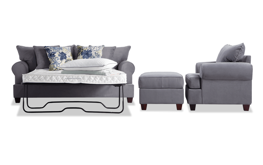 Monica Innerspring Sleeper Sofa Chair Ottoman Bob S Monica Innerspring Sleeper Sofa Chair Ottoman