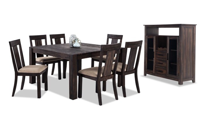 Summit 54 X 8 Piece Dining Set With Server Summit 54 X 8 Piece Dining Set With Server