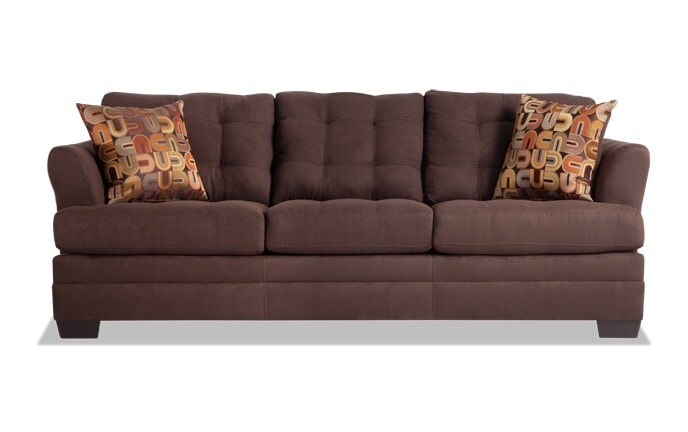 Everyday Low Price Clearance Furniture Outlet Bob S Essie Umber Sofa