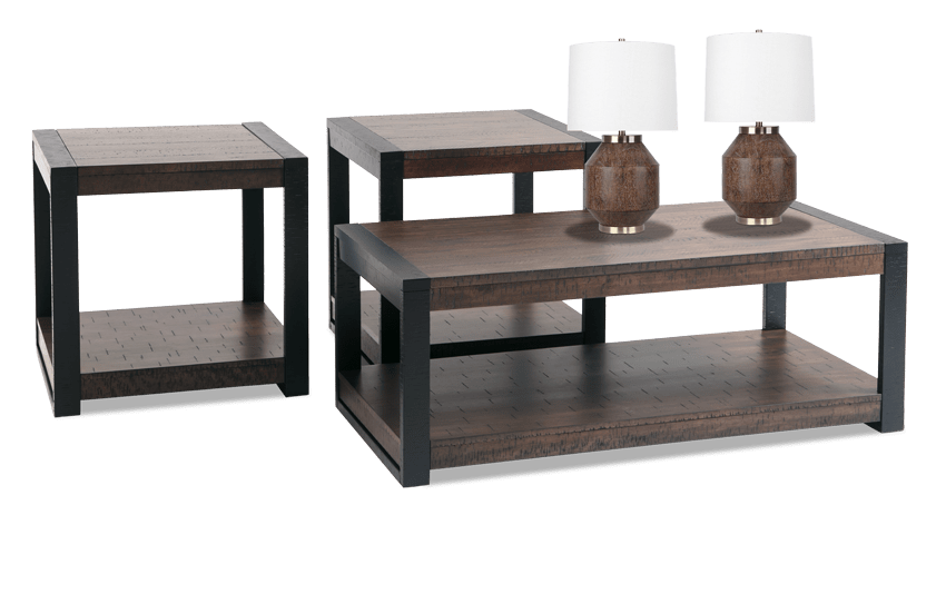 Carson Coffee Table Set With Pair Of Ashton Lamps Bob S Carson Coffee Table Set With Pair Of Ashton Lamps
